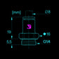 PF08 Straight G1/4
