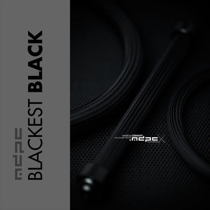 Blackest-Black Cable Sleeves MDPC-X BIG 3m